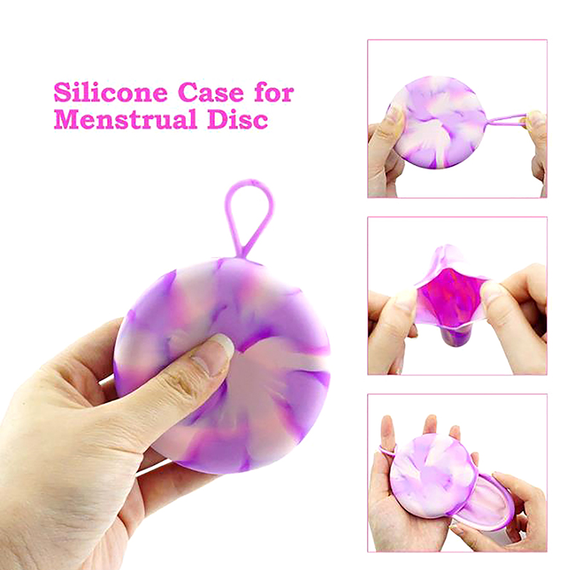 Menstrual Cup Silicone - Pojemnik na dyski menstruacyjne wielokrotnego użytku