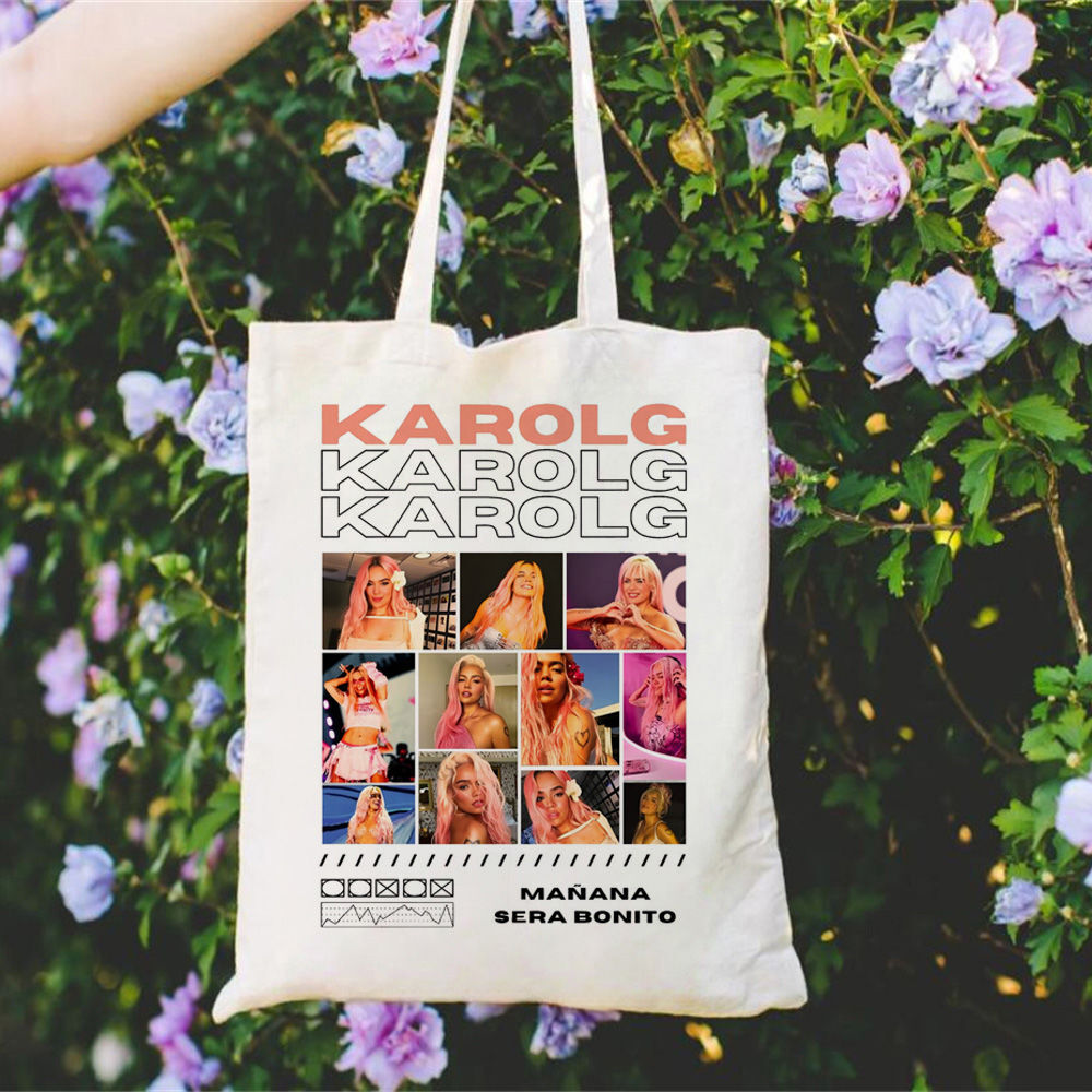 Sustainable Living Is - Torba na zakupy Karol G na