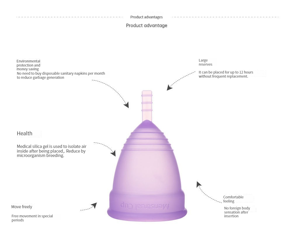 Nowy silikonowy medyczny kubec – Menstrual Cup Silicone recenzja i cena