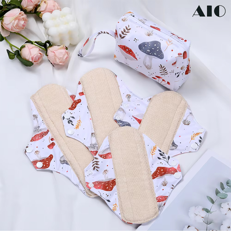 5 szt. organicznych bawełniany – Cloth Pad Reusable recenzja i cena