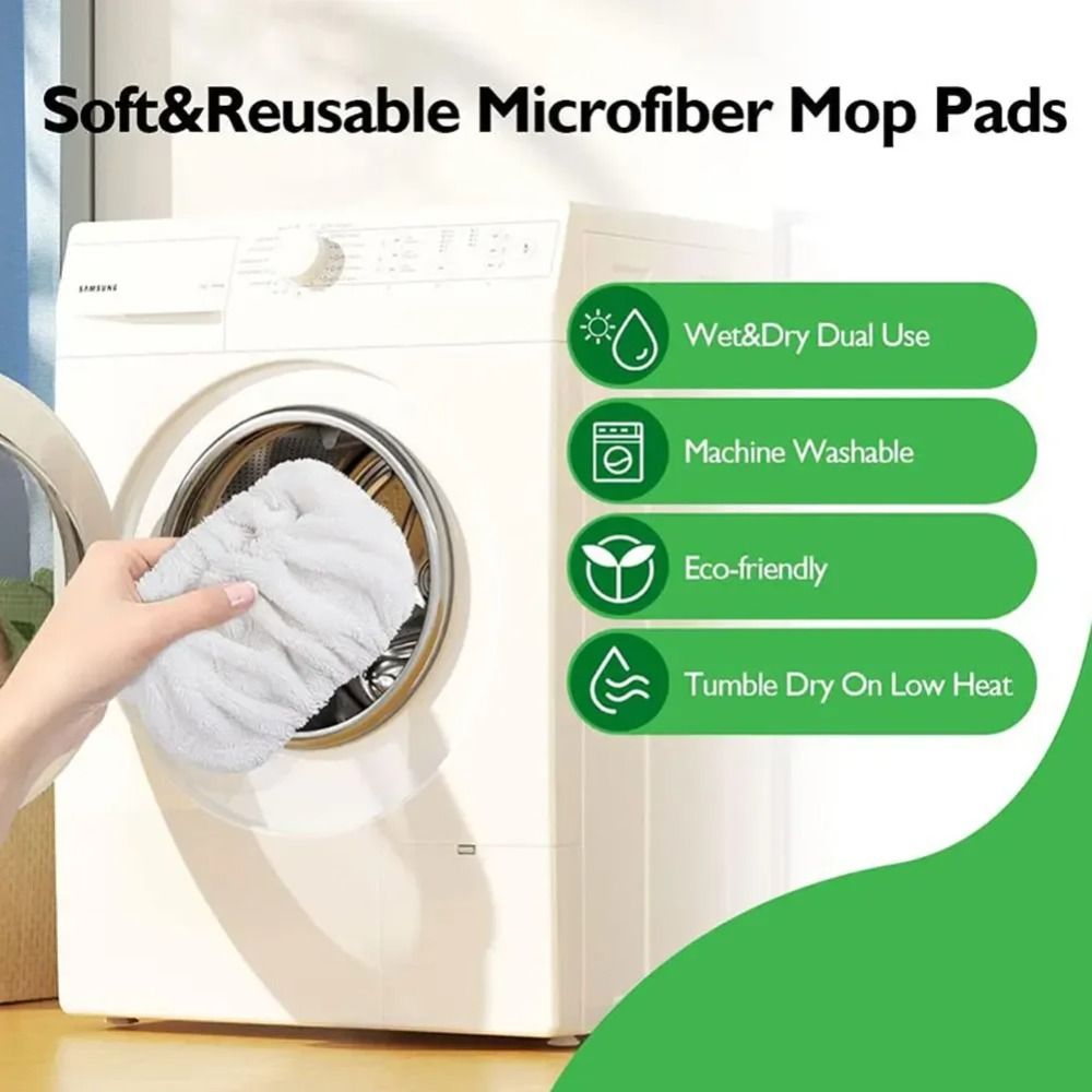 1/4 szt. Płaska Głowica Mopa z – Cloth Pad Reusable recenzja i cena