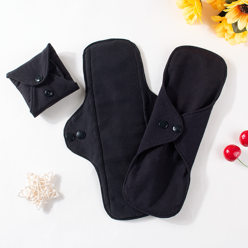1 szt. Czarna czysta bawełna p – Cloth Pad Reusable recenzja i cena