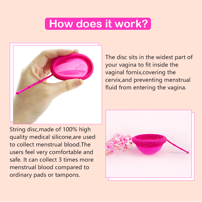 Dysk menstruacyjny damski ze s – Menstrual Cup Silicone recenzja i cena