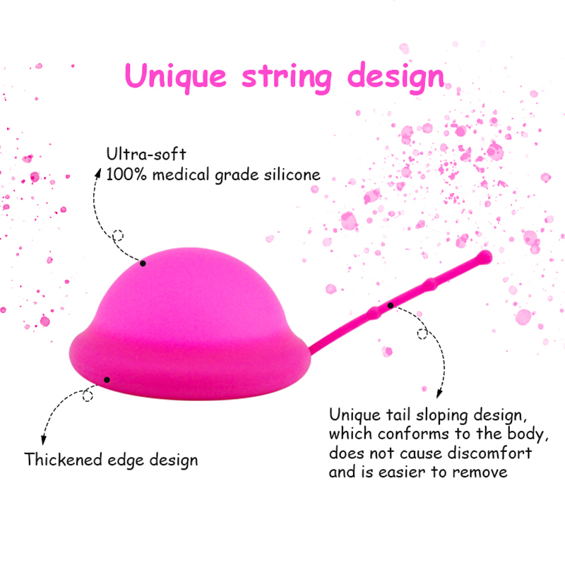 Damski dysk menstruacyjny ze s – Menstrual Cup Silicone recenzja i cena